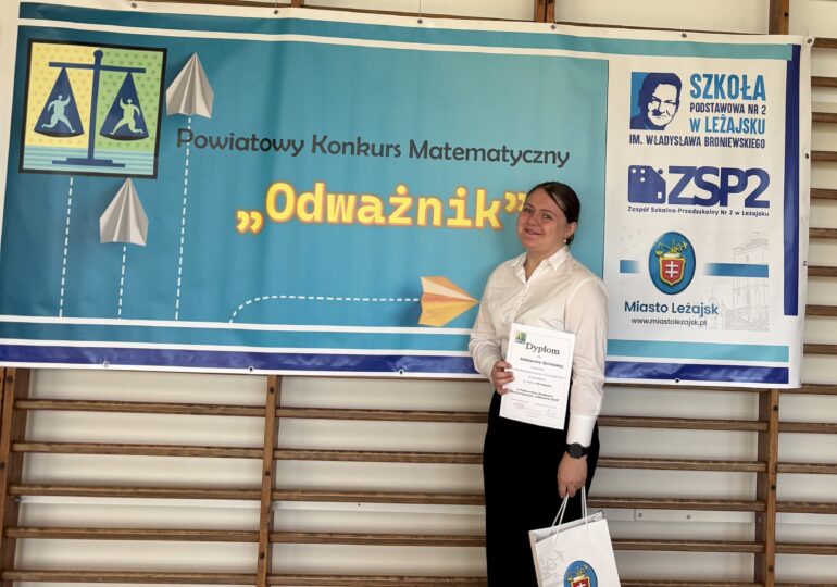 Podsumowanie Powiatowego Konkursu Matematycznego „Odważnik 2025”.
