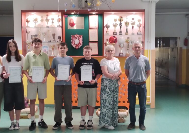 Konkurs ,,Wiem wszystko o zdrowym stylu życia”.