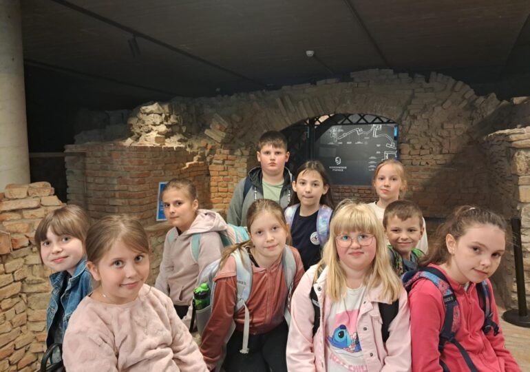 Wycieczka klas trzecich do Rzeszowa.