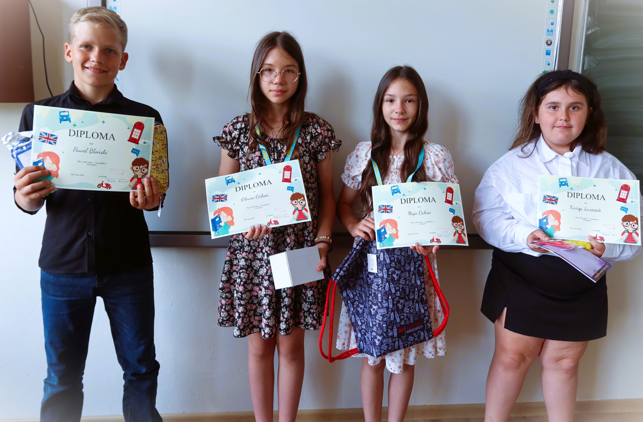 Podsumowanie konkursów z języka angielskiego