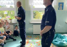 Spotkanie z policją - akcja Bezpieczne wakacje