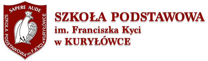 Logo Szkoły Podstawowej im. Franciszka Kyci w Kuryłówce