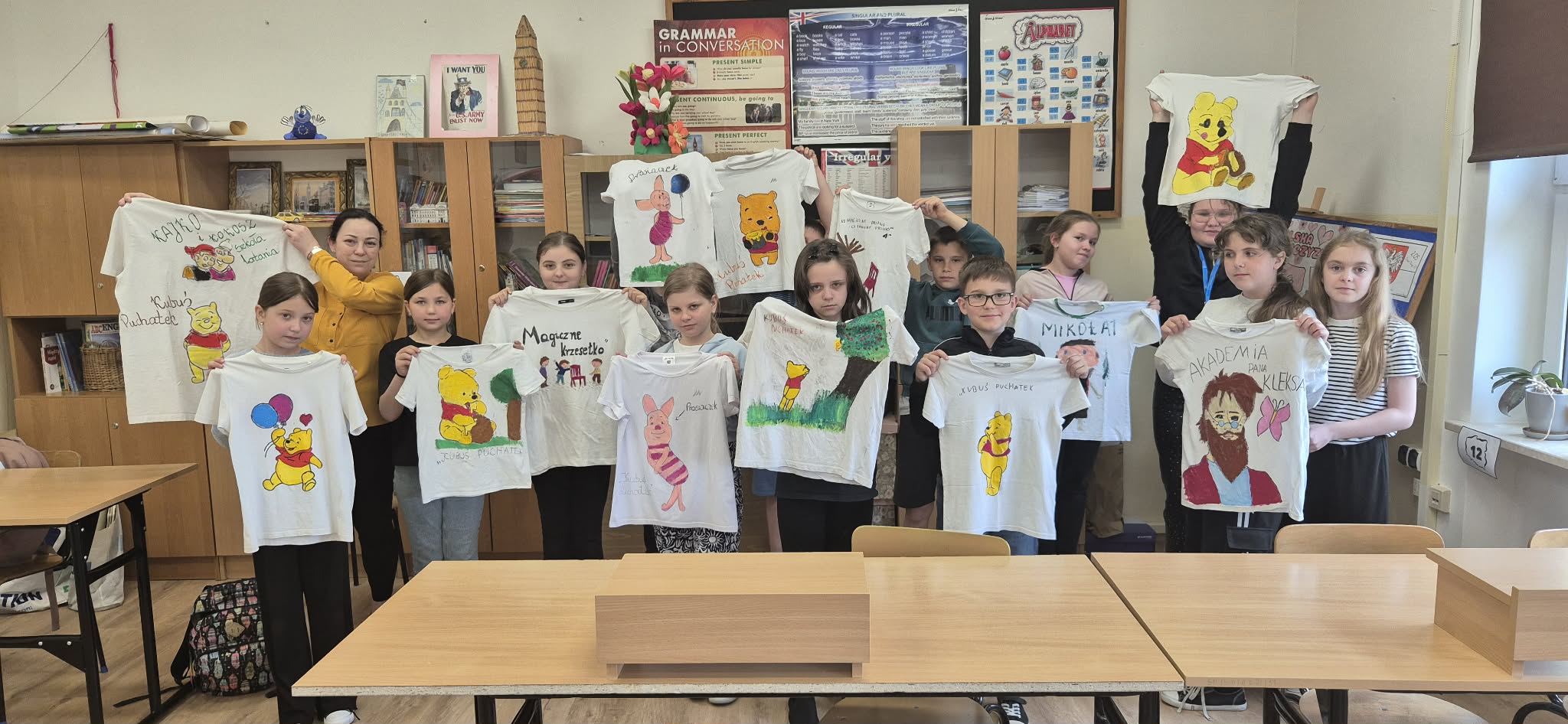 „Lektura na koszulce” – projekt edukacyjny klasy 4b
