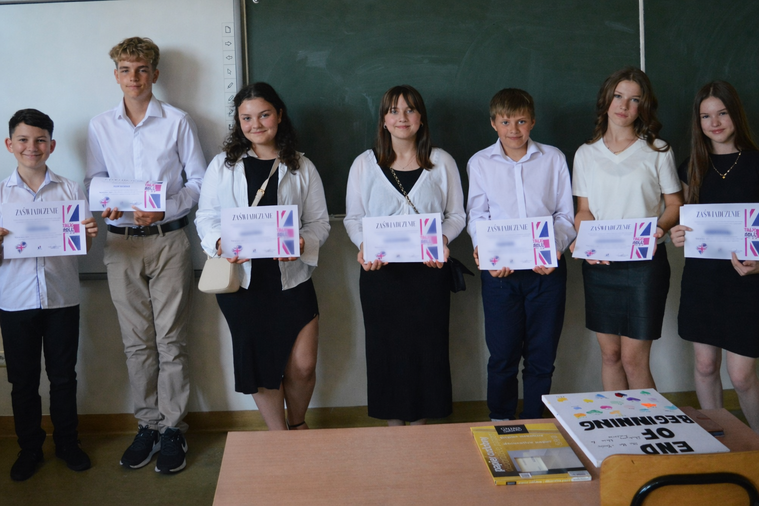 Projekt Talk and Roll oraz podsumowanie konkursu plastycznojęzykowego Short Poem